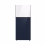 13.9 cu.ft. Bespoke Refrigerator TMF AI Energy Clean White + Clean Navy