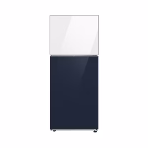 13.9 cu.ft. Bespoke Refrigerator TMF AI Energy Clean White + Clean Navy